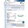 Image 6 : Emerald & Diamond Eternity / Tennis Bracelet