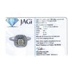 Image 10 : Cushion-Cut Yellow and Colorless Diamond Halo Ring