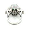 Image 5 : Emerald & Diamond Ring - Signed, GIA Certified
