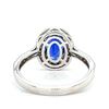 Image 3 : Blue Sapphire and Diamond Ring