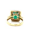 Image 5 : Enchanting Emerald Ring with Peek-a-boo Diamonds