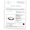 Image 9 : Graduating Ruby Composite & Diamond Halo Bracelet