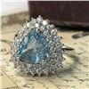 Image 5 : Rare Paraiba Tourmaline Arctic Blue & Diamond Ring