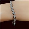 Image 8 : Graduating Diamond Eternity Bracelet Bezel Set