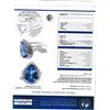 Image 7 : Tanzanite and Diamond Halo Ring