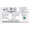 Image 9 : Zambian Emerald and Diamond Halo Ring - Pear Shape
