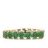 Image 1 : GIA Certified Colombian Emerald & Diamond Bracelet