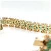 Image 3 : GIA Certified Colombian Emerald & Diamond Bracelet