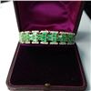 Image 8 : GIA Certified Colombian Emerald & Diamond Bracelet