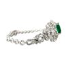 Image 2 : GIA Certified Emerald and Diamond Bracelet, Signed