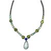 Image 8 : Peridot, Opal, Topaz, Kyanite and Diamond Necklace