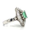 Image 6 : GIA Certified Colombian Emerald Ring & Diamond Ring