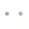 Image 2 : 3.79 CTW Diamond Solitaire Stud Earrings