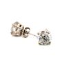 Image 3 : 3.79 CTW Diamond Solitaire Stud Earrings