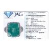 Image 11 : GIA CERTIFIED 9.47 CT Emerald and Diamond Ring
