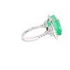 Image 6 : GIA CERTIFIED 9.47 CT Emerald and Diamond Ring