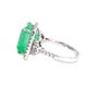 Image 7 : GIA CERTIFIED 9.47 CT Emerald and Diamond Ring