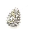 Image 5 : 1.03 CT Rose-Cut Diamond Solitaire Pendant w/ Halo