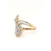 Image 3 : Delightful Diamond Toi et Moi Bypass Ring