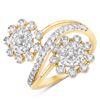 Image 7 : Delightful Diamond Toi et Moi Bypass Ring