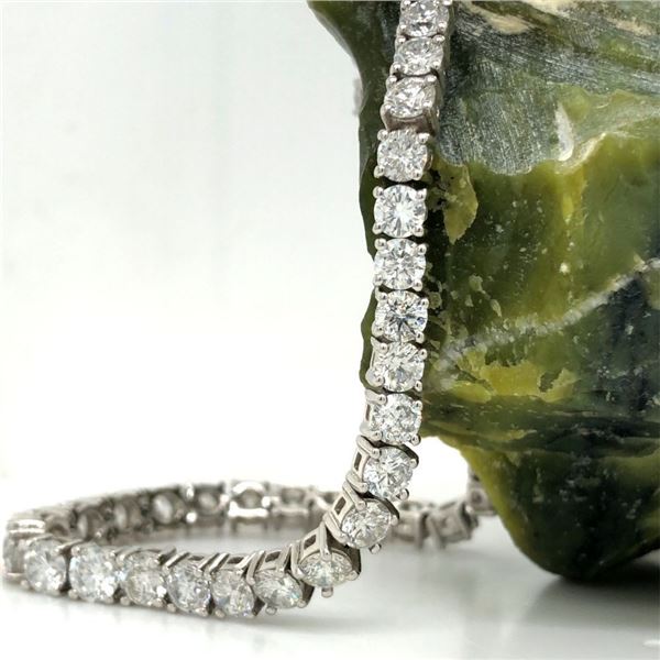 Orianne Platinum and Diamond Eternity Bracelet
