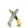 Image 1 : Diamond Slide Pendant Two Tone Gold