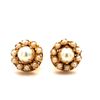 Image 1 : VIntage Pearl Button Earrings