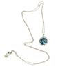 Image 4 : 2CT Blue Diamond Necklace Salt & Pepper