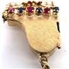 Image 6 : Ruby, Sapphire, Pearl Grand Piano Pendant 14K