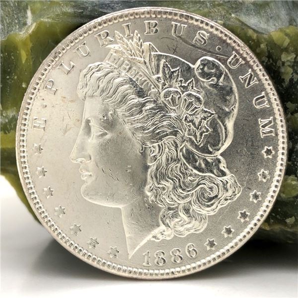 1886 Morgan Silver Dollar UNC
