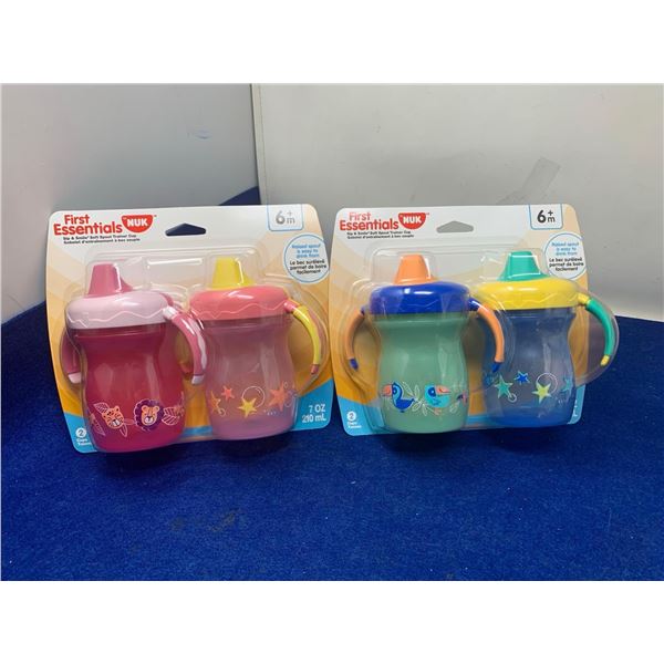 First Essentials Nuk Sip & Smile Spout Trainer Cup (4ct)