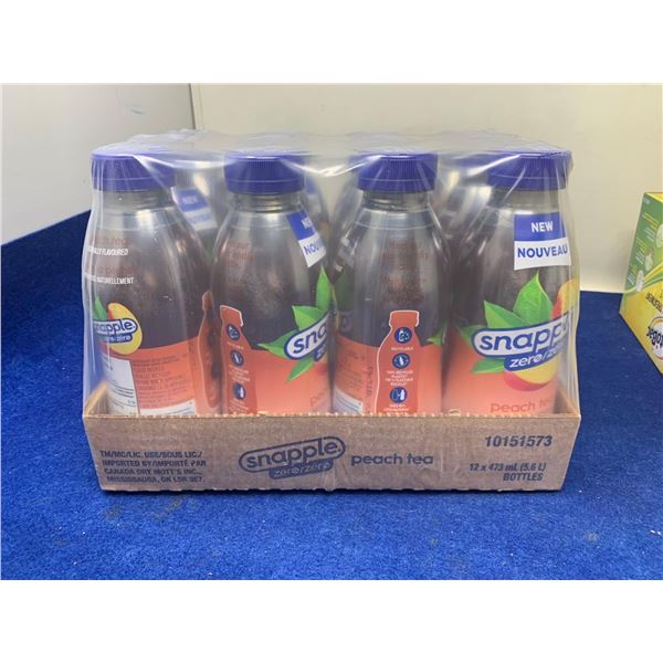 Snapple Zero Peach Iced Tea (12 x 473ml)