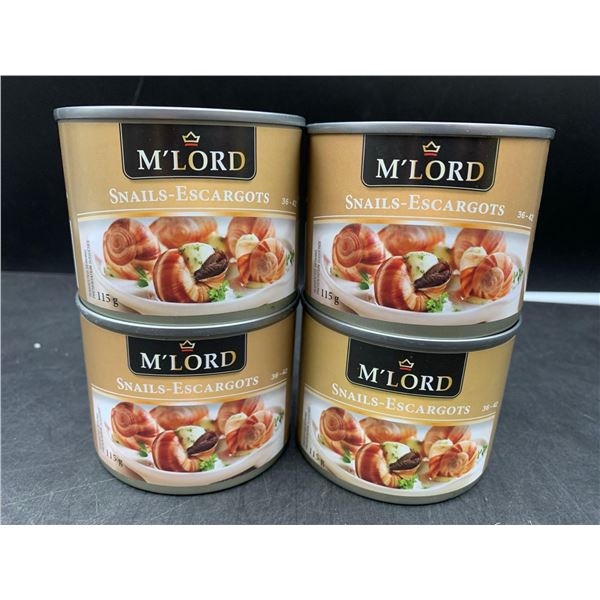 M'Lord Snails Escargots (4 x 115g)