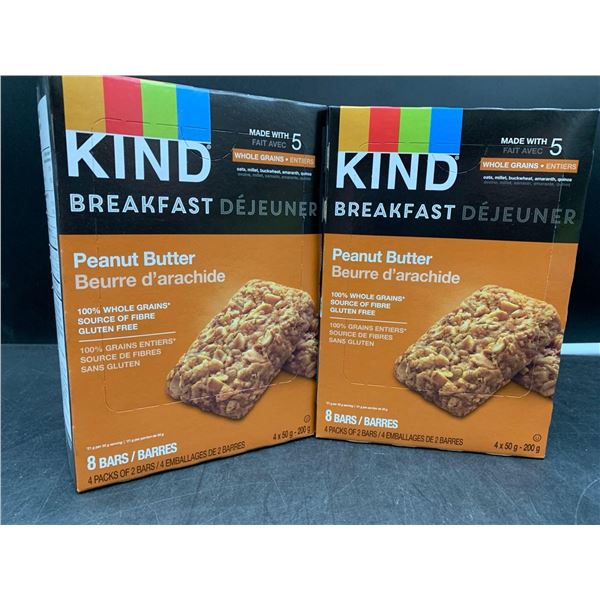Kind Breakfast Peanut Butter Bars (2 x 4 x 50g)