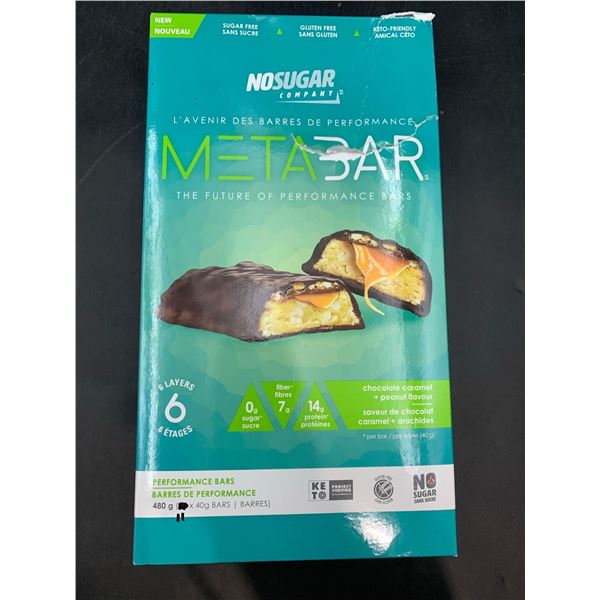 Metabar No Sugar Protein Bar-Chocolate Caramel & Peanut (11 x 40g)