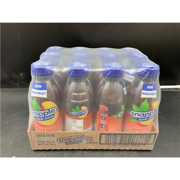 Snapple Zero Sugar Peach Iced Tea (12 x 473ml)