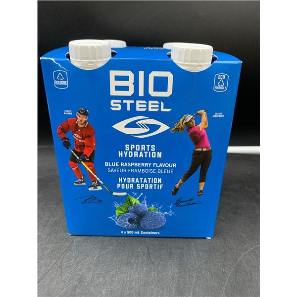 Bio Steel Blue Raspberry Sports Hydration (4 x 500ml)