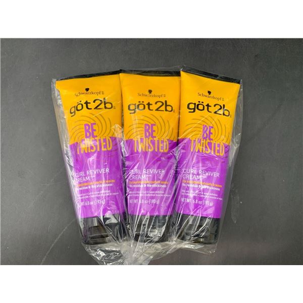 Schwarzkopf Be Twisted Curl Reviver Creme (3 x 193g)