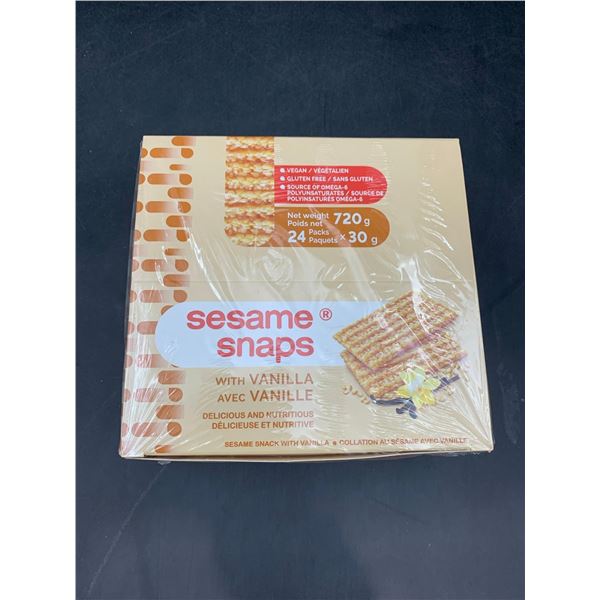 Sesame Snaps with Vanilla (24 x 30g)