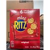 Image 1 : CASE LOT - RITZ mini snack packs original crackers 12x180g