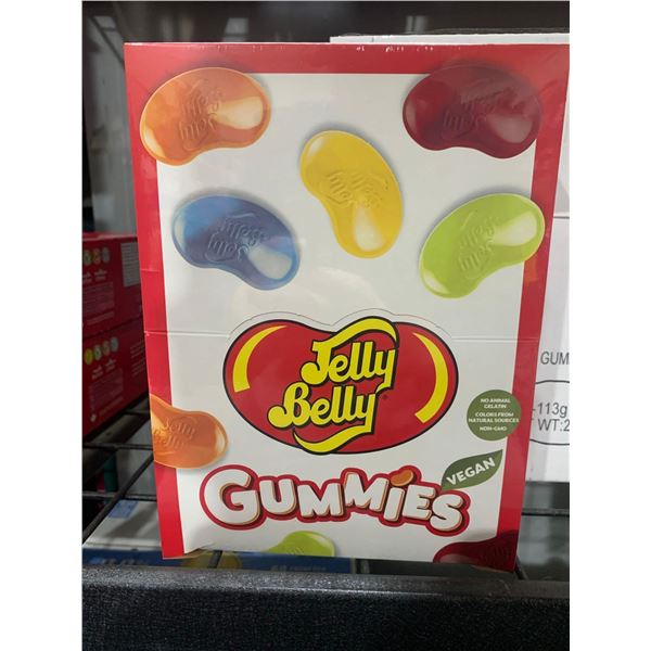 CASE LOT - Jelly Belly vegan gummy snacks 24x113g