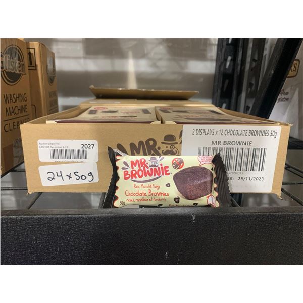 CASE LOT - Mr.Brownie chocolate brownies 24x50g