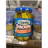 Image 1 : CASE LOT - Vlassic stackers bread & butter pickles 12x500ml