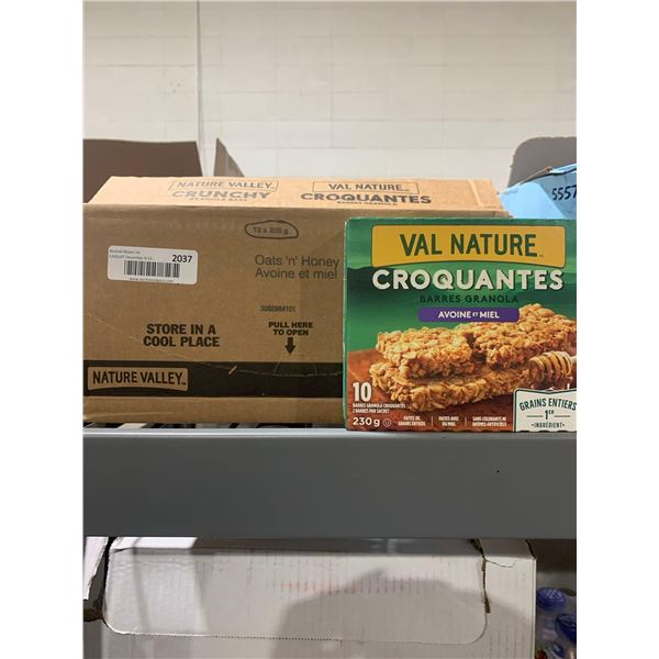 CASE LOT - Nature Valley oats 'n' honey granola bars 12x230g