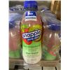Image 1 : CASE LOT - Snapple zero sugar kiwi strawberry fruit drink 12x473ml