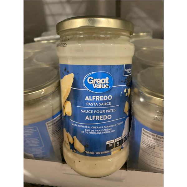 CASE LOT - Great Value Alfredo pasta sauce 12x410ml