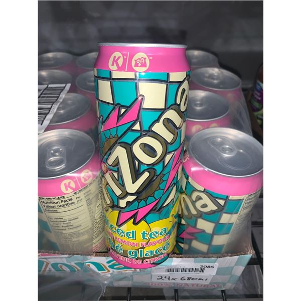 CASE LOT - Arizona lemon iced tea 24x680ml