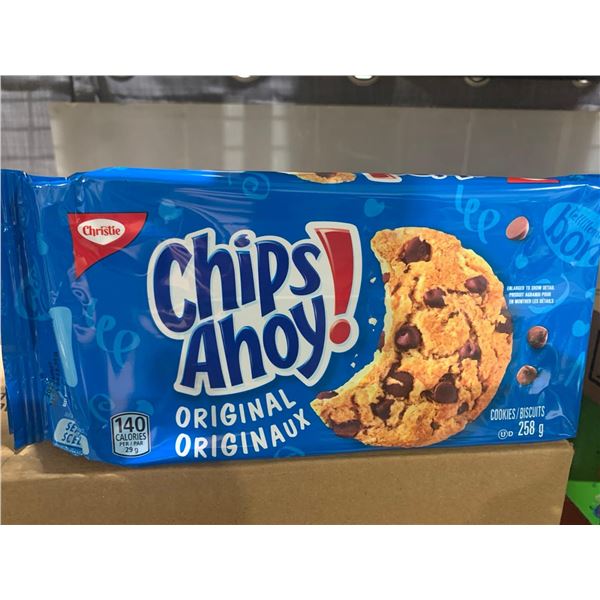 CASE LOT - Chips Ahoy! original chocolate chip cookies 12x258g