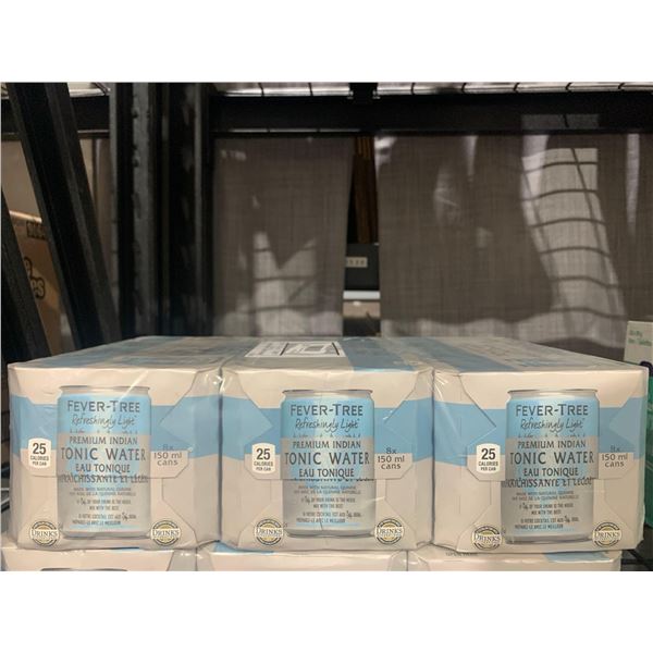 CASE LOT - Fever tree Premium tonic water 24x150ml