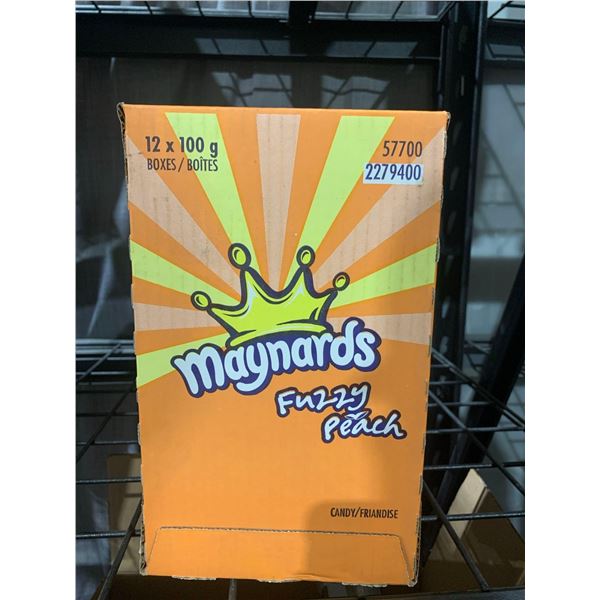 CASE LOT - Maynards fuzzy peach 12x100g